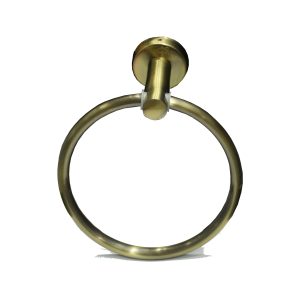 N025 AB – Round Towel Ring , Antique Brass