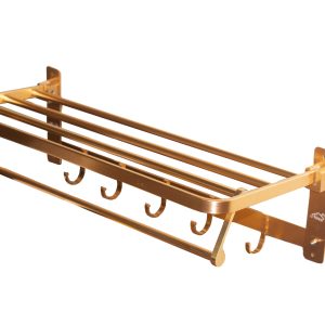 N052  GGH-H18A Alluminium Champagne Towel Shelf