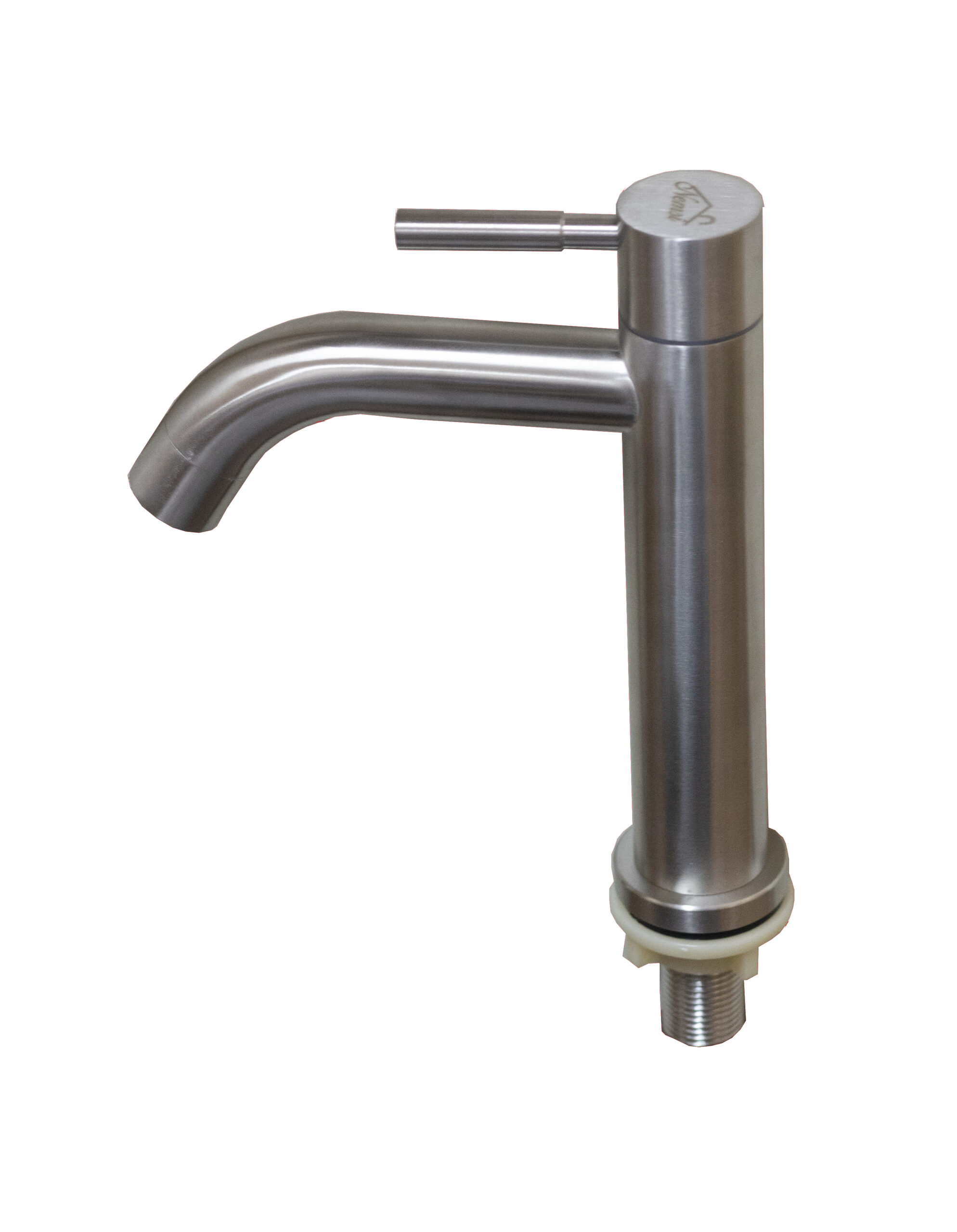 BS1011 ( SS304 – High Neck Pillar Tap , Curved Nose )