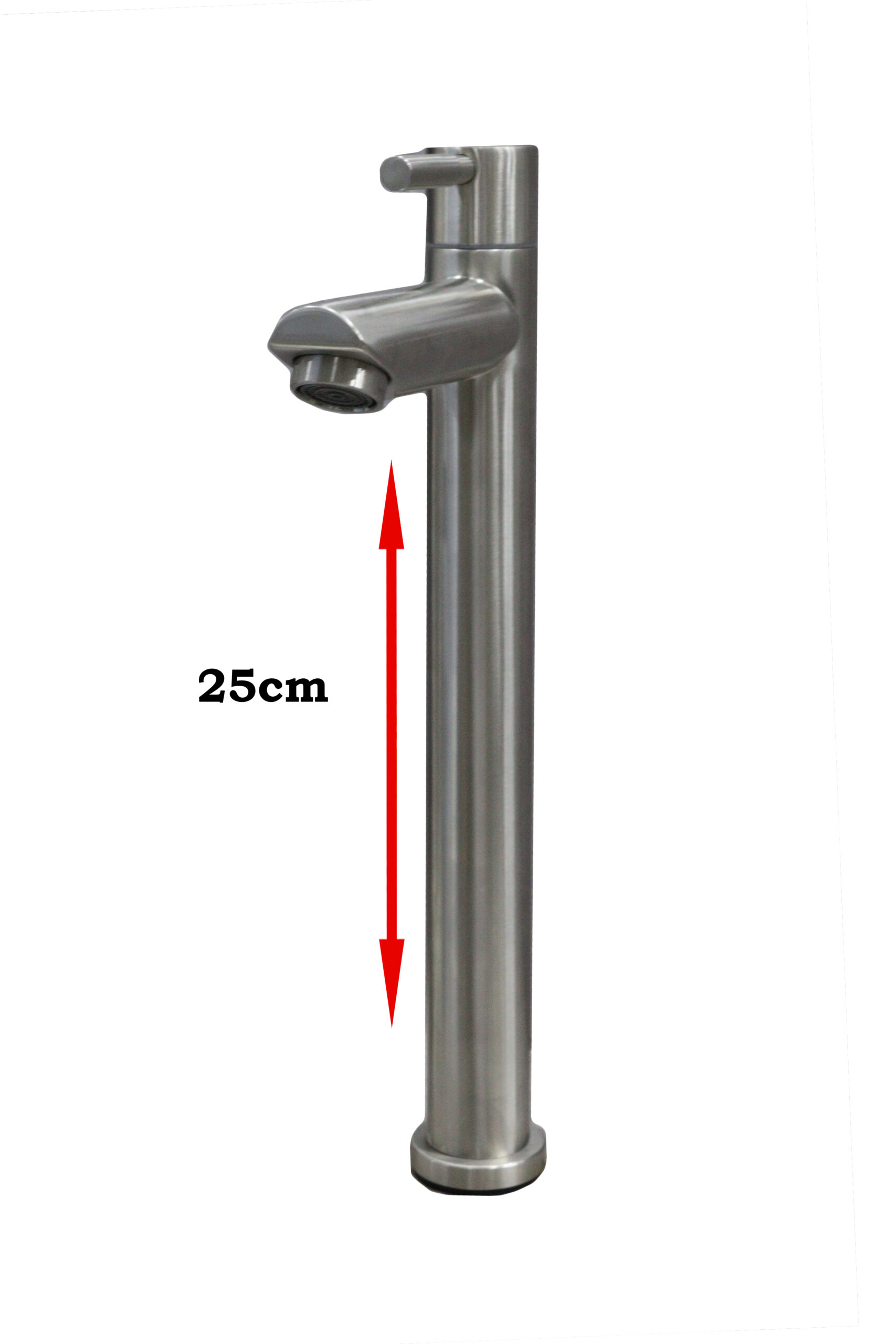BS1021H ( SS304 – High Neck 29cm Basin Pillar Tap )
