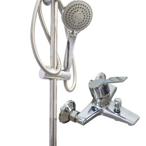 EG6036 - Bathroom Mixer with Rail and 12cm Adjacent Shower Hand included