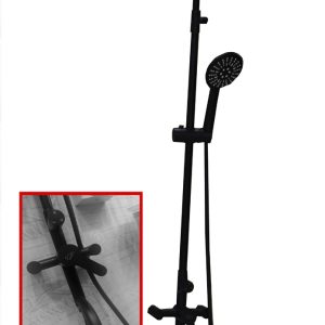 KS1049 – SS304  Black Three Way Shower Set
