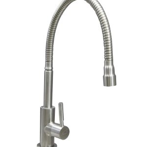 KS1051 - SS304 Flex Long Neck Kitchen Pillar Tap