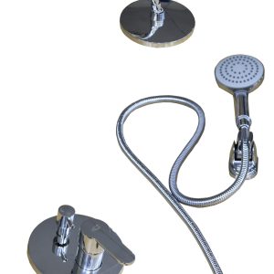 KS2011- Complete Four Way Brass Concealed Shower Set