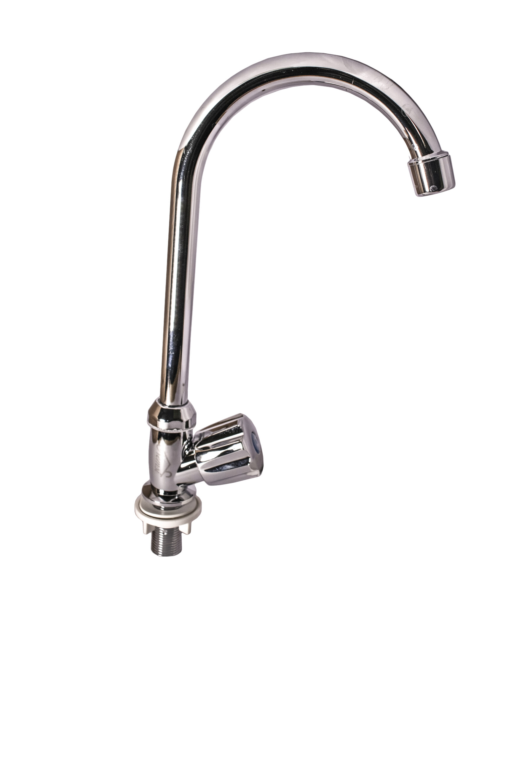 P06 ( Long Neck Kitchen Pillar Tap – Chrome Plated ABS )