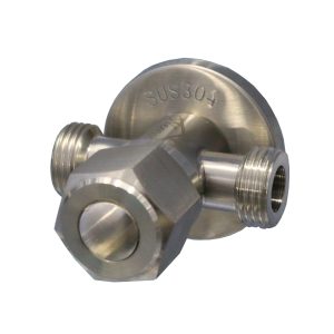 VA138 - SS304 – Two way Angle Valve Hexagon Shaped